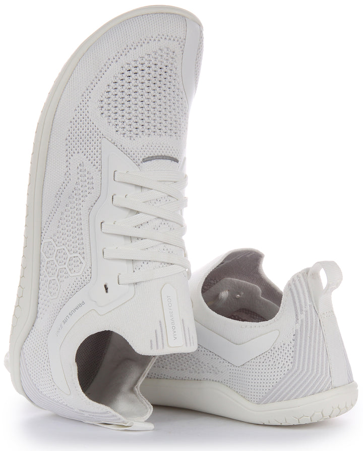 Vivobarefoot Primus Lite Knit In White For Women