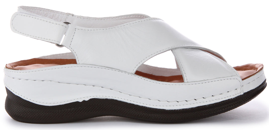 Justinreess England Yuna Sandal In White