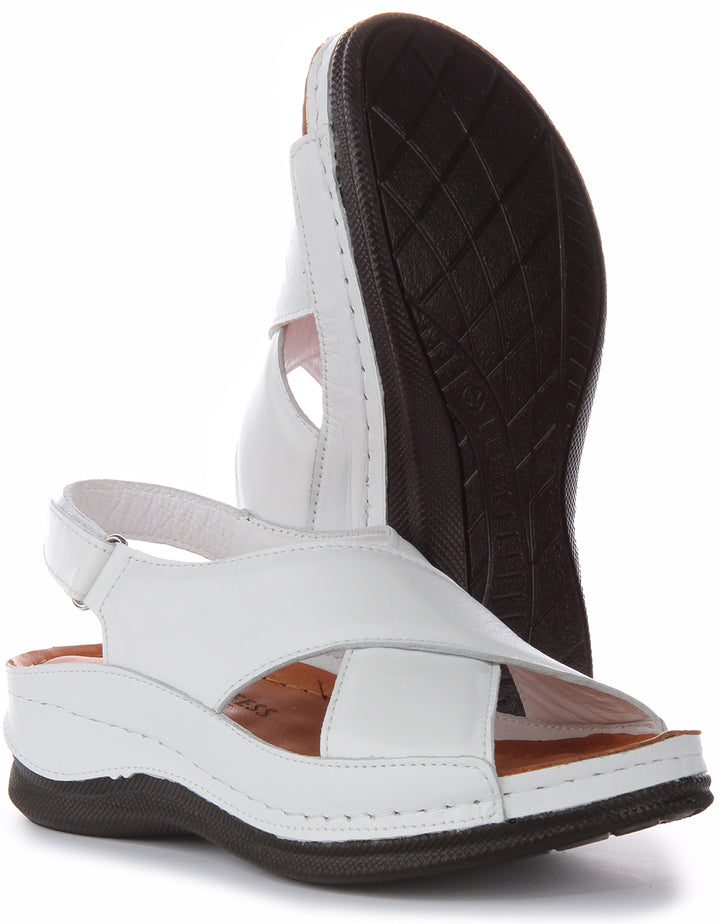 Justinreess England Yuna Sandal In White