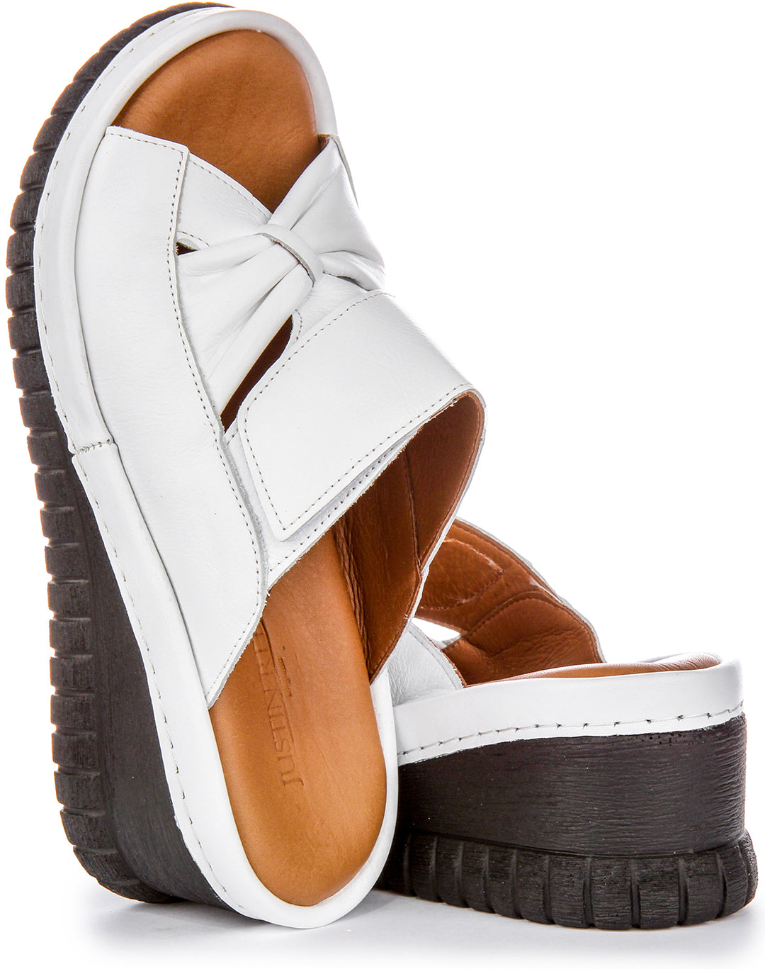 Justinreess England Sloane Soft Footbed In White For Women