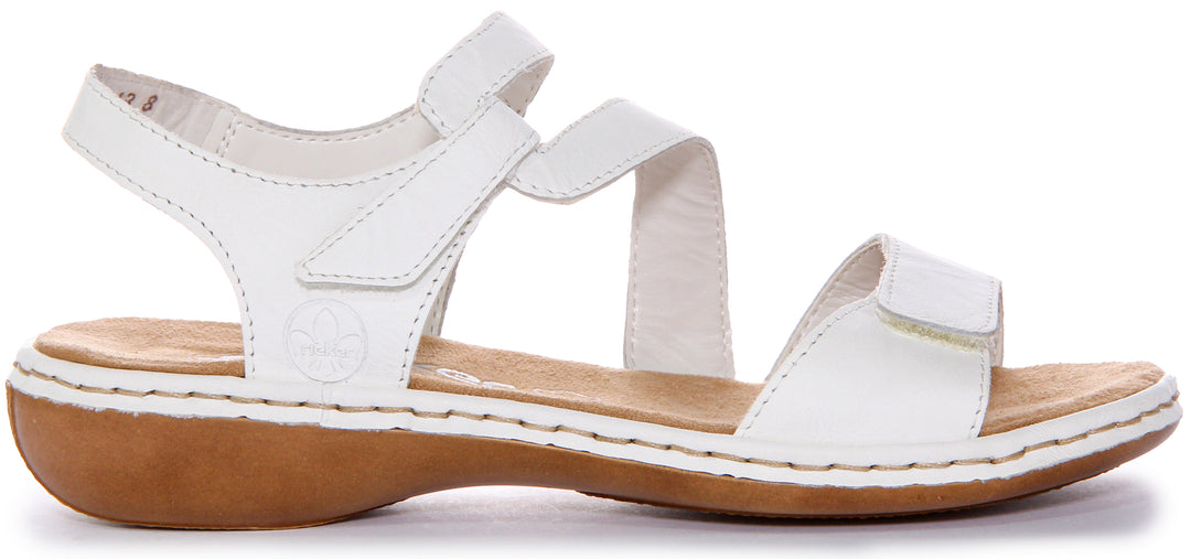 Rieker 659C7-80 Sandal In White For Women