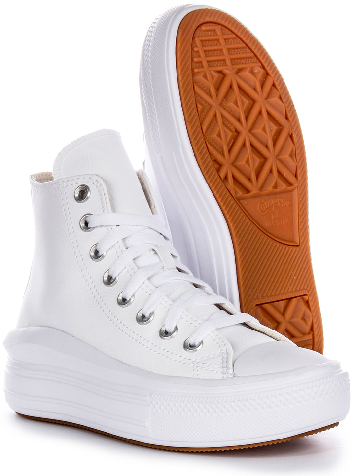 Converse All Star Move Hi A04295C In White For Women