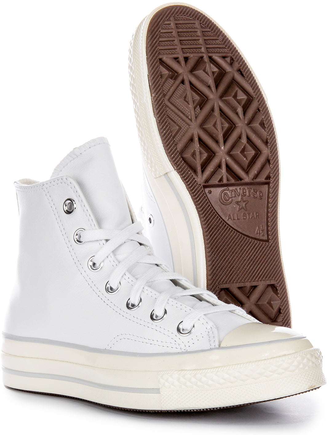 Converse Chuck 70s High A07201C In White Leather