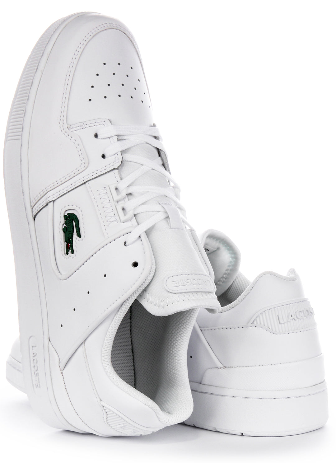 Lacoste Court Cage 0721 SMA en blanco para hombres Entrenador