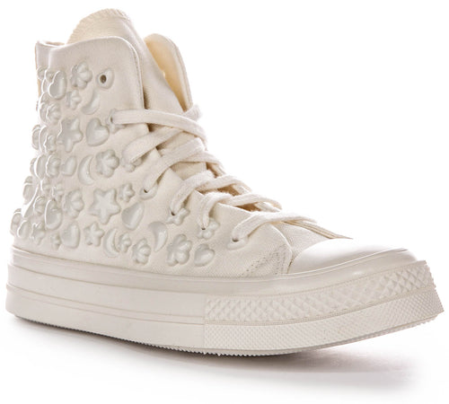 Converse All Star Hi A06434C Charms In White For Women