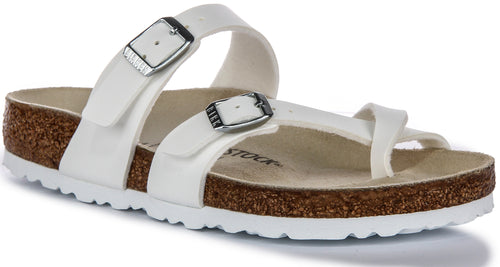 Birkenstock S Mayari Sandali da donna in Birko Flor bianchi