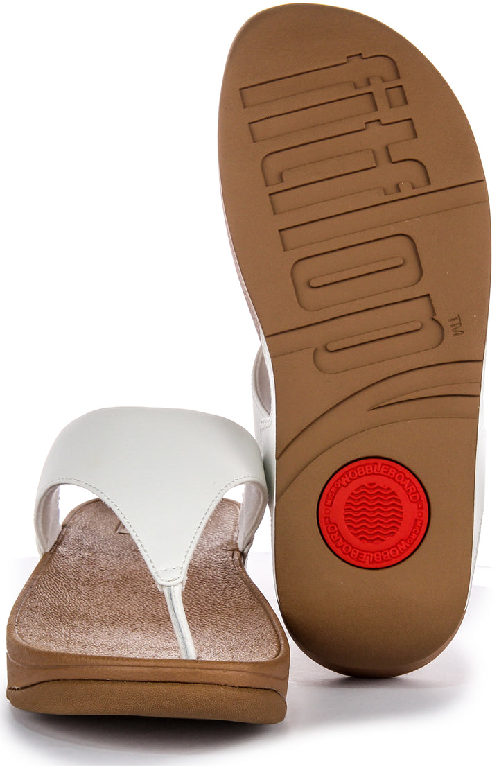 Fitflop Lulu Leather In White For Women