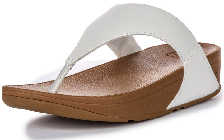 Fitflop Lulu Leather In White For Women