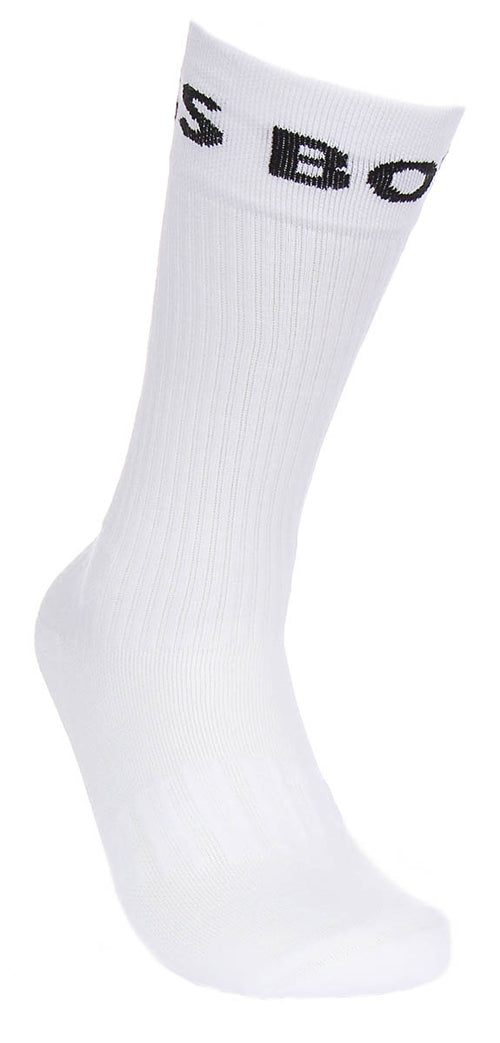 Boss 2 Pair Sport Sock In White Black Red For Men
