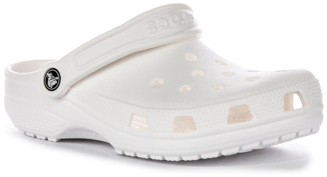 Crocs Classic Clog In White For Unisex