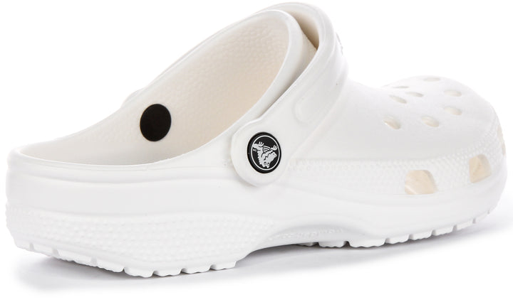 Crocs Classic Clog In White For Unisex