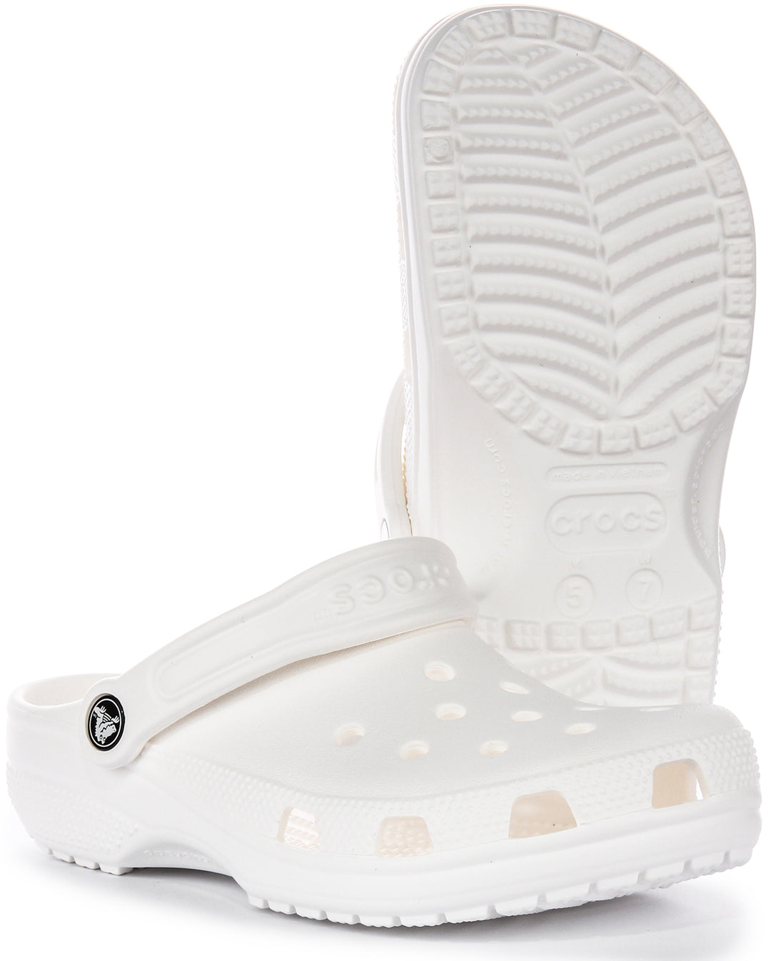 Crocs Classic Clog In White For Unisex