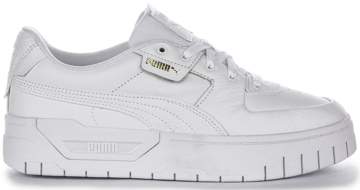 Puma Cali Dream Leather In White For Women