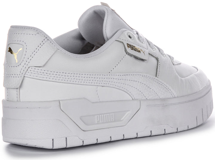 Puma Cali Dream Leather In White For Women