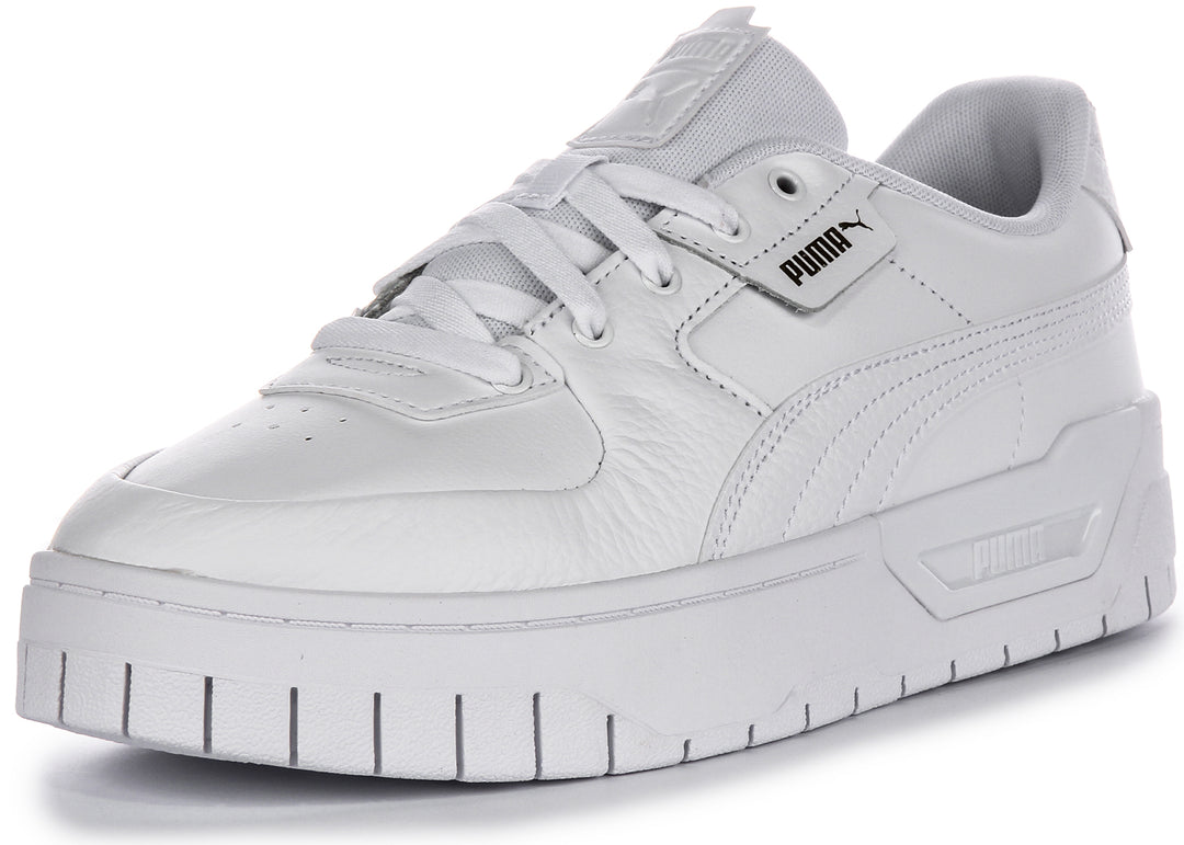 Puma Cali Dream Leather In White For Women