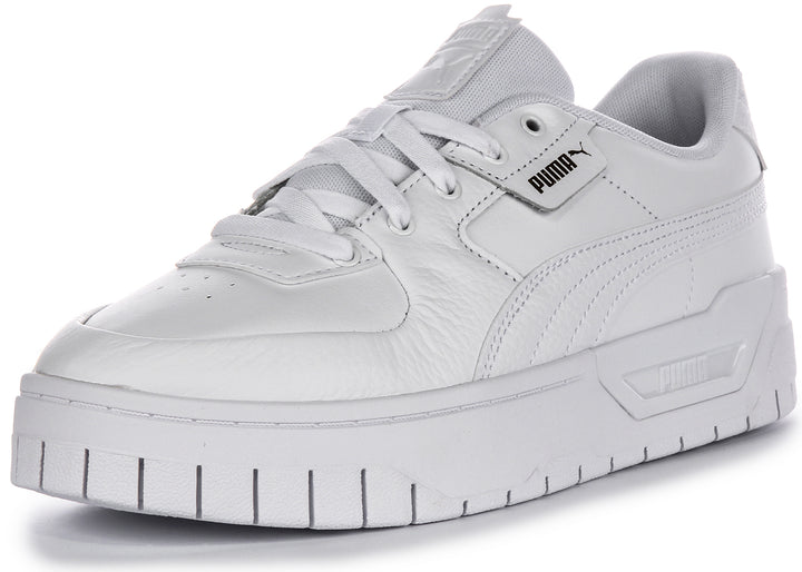 Puma Cali Dream Leather In White For Women