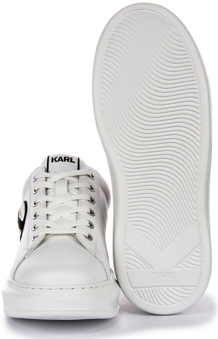 Karl Lagerfeld Kapri Nft Stud In White For Women