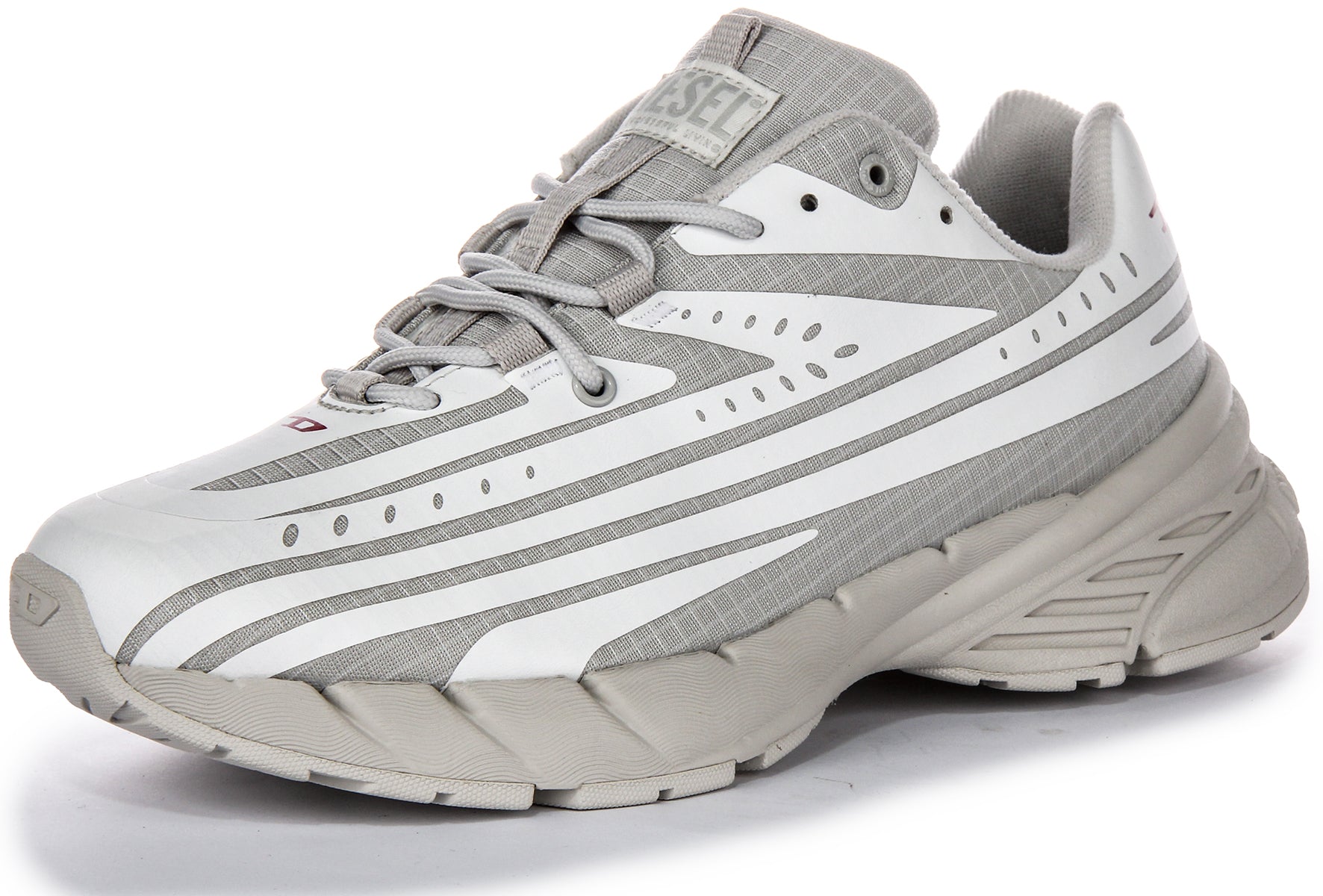 Diesel D-Airspeed Low In White For Men | Low Squared Toe Diesel D-Airspeed Low In White For Men | Low Squared Toe