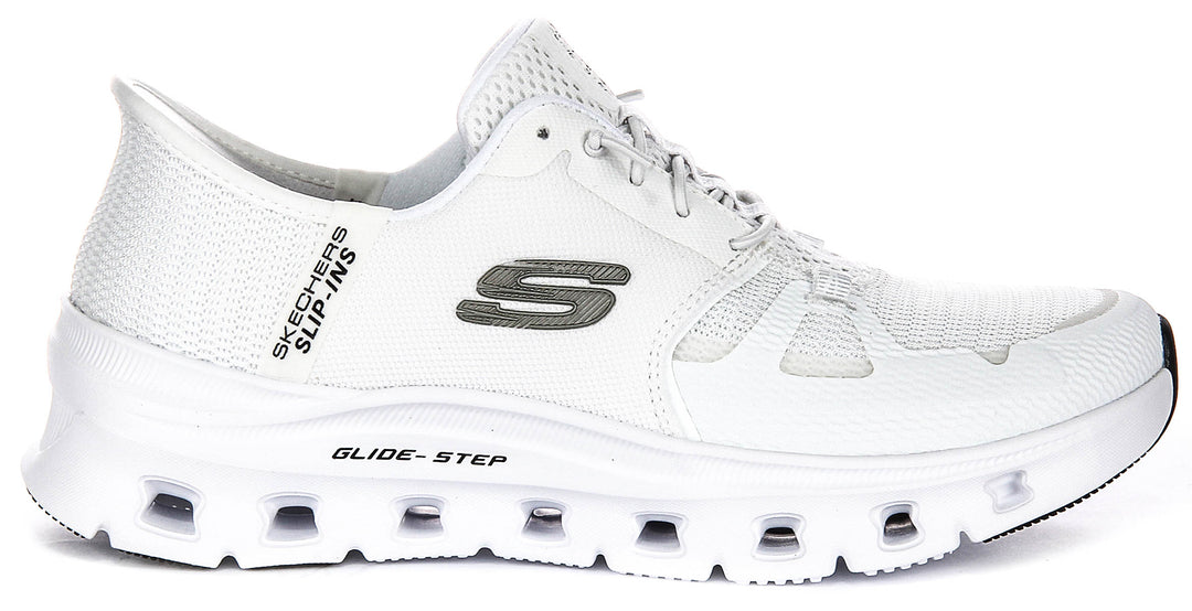 Skechers Glide Step Pro In White For Women