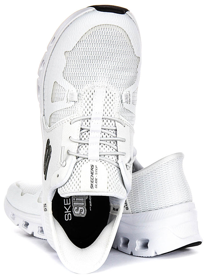 Skechers Glide Step Pro In White For Women