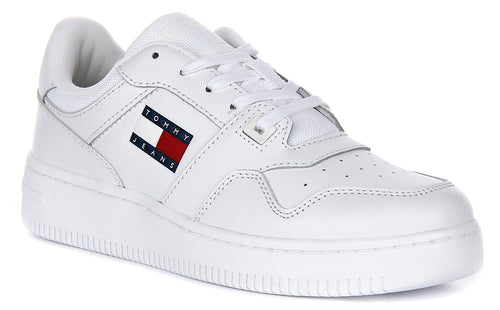 Tommy Jeans Retro Basket Sneaker in Weiß für Damen