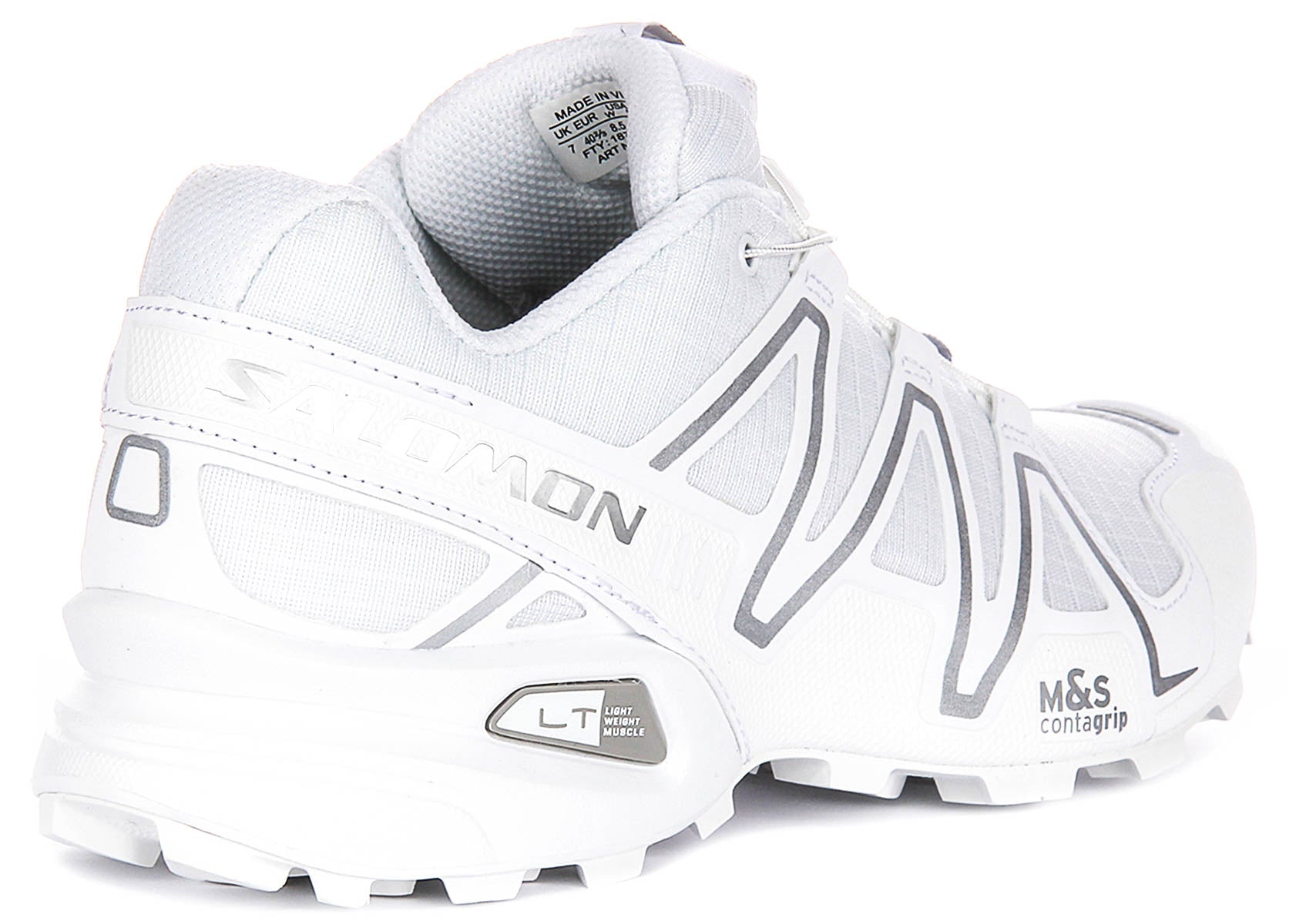 Salomon Speedcross 3 In White | Speed Lace Hiker Trainers – 4feetshoes
