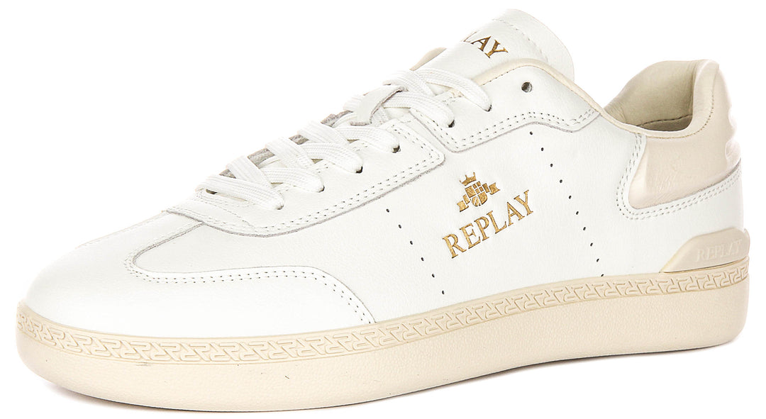 Replay Pyper Action In White For Men