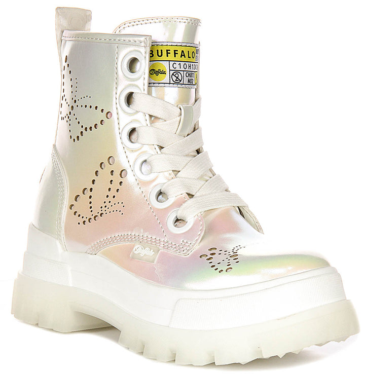 Buffalo Ashpha Rld Butterfly In White For Women