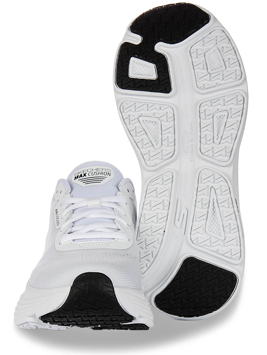 SKECHERS MAX CUSHIONING ホワイト スケッチャーズ スリップインズ：マックスクッショニング