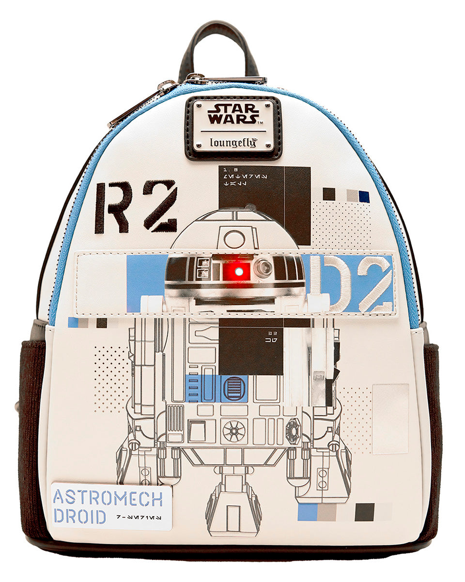 Loungefly Star Wars In White Backpack