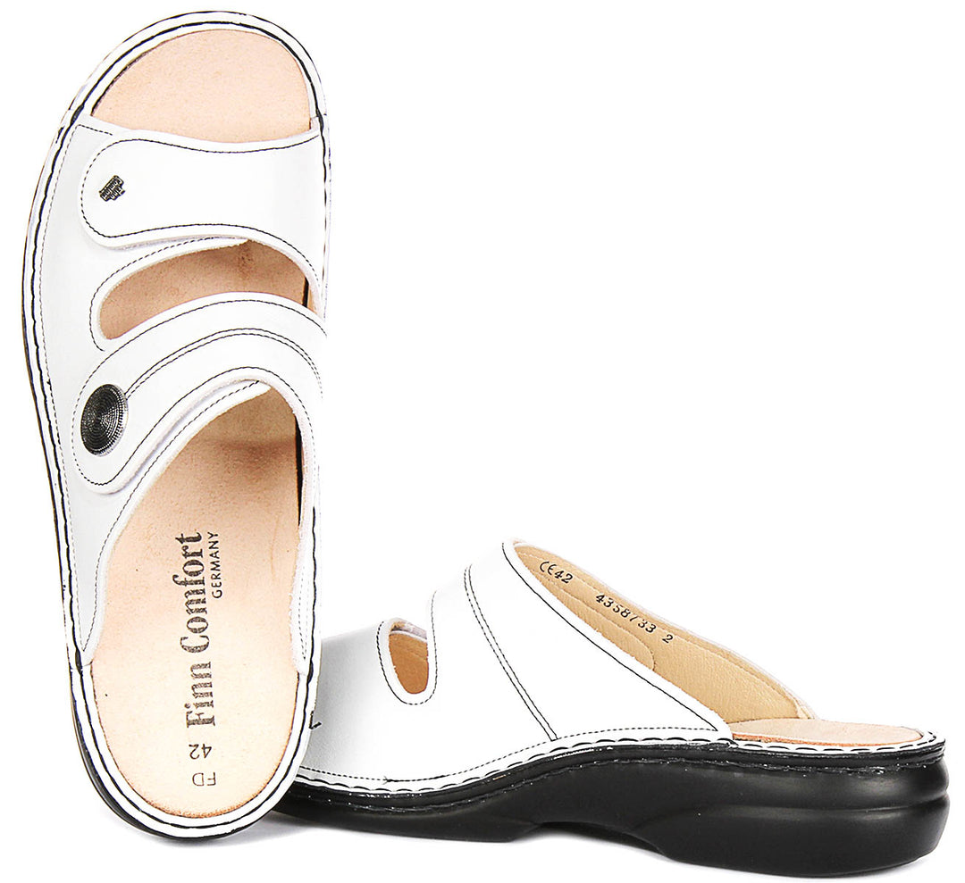 Finn Comfort Sansibar In White for Women
