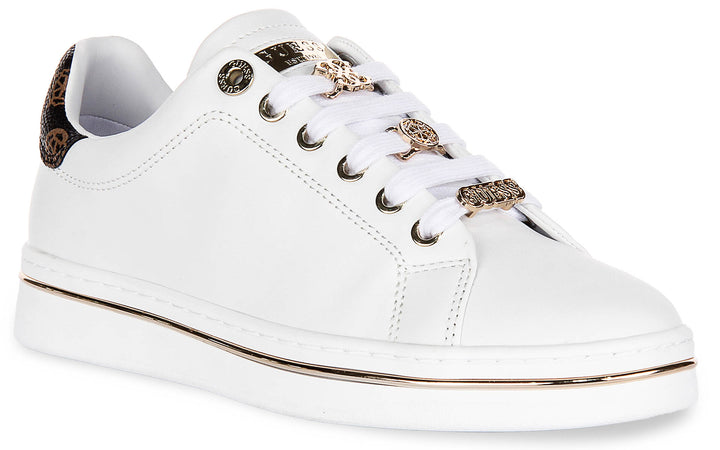 Guess Stasey 4G Logo In White for Women