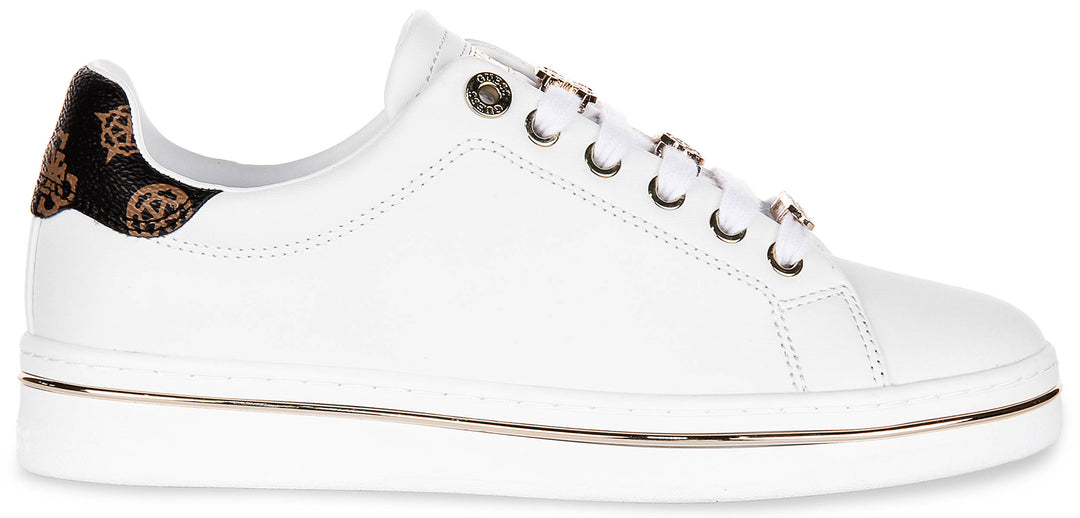 Guess Stasey 4G Logo In White for Women