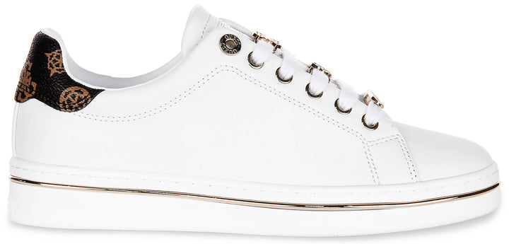 Guess Stasey 4G Logo In White for Women