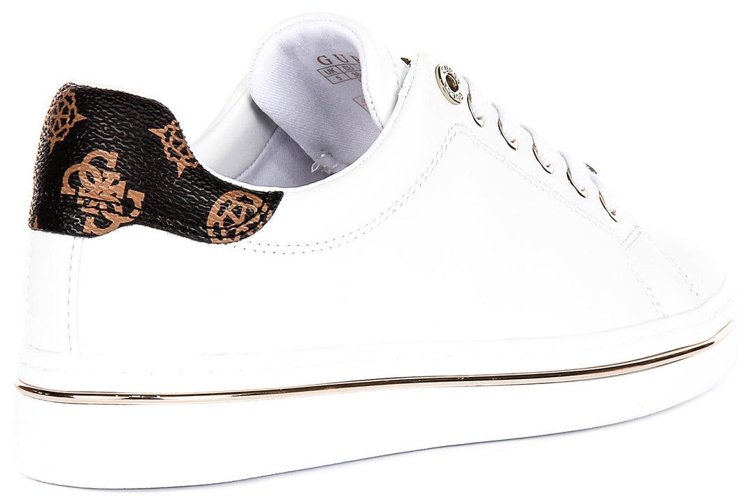 Guess Stasey 4G Logo In White for Women