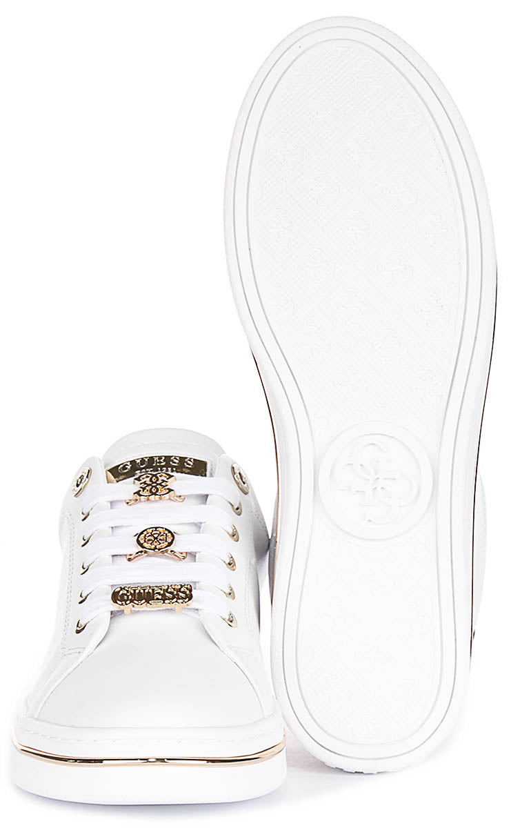 Guess Stasey 4G Logo In White for Women