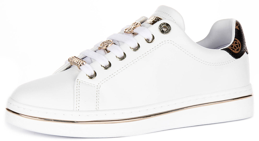 Guess Stasey 4G Logo In White for Women