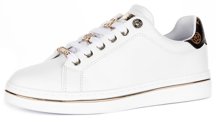 Guess Stasey 4G Logo In White for Women