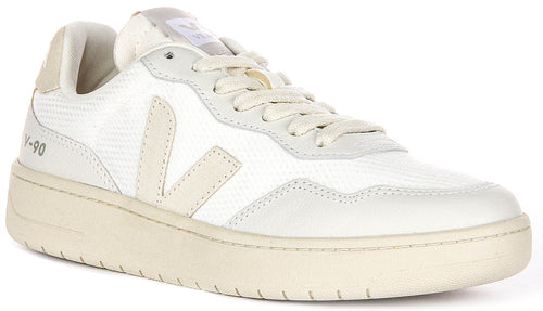 Veja V 90 B mesh In White For Men