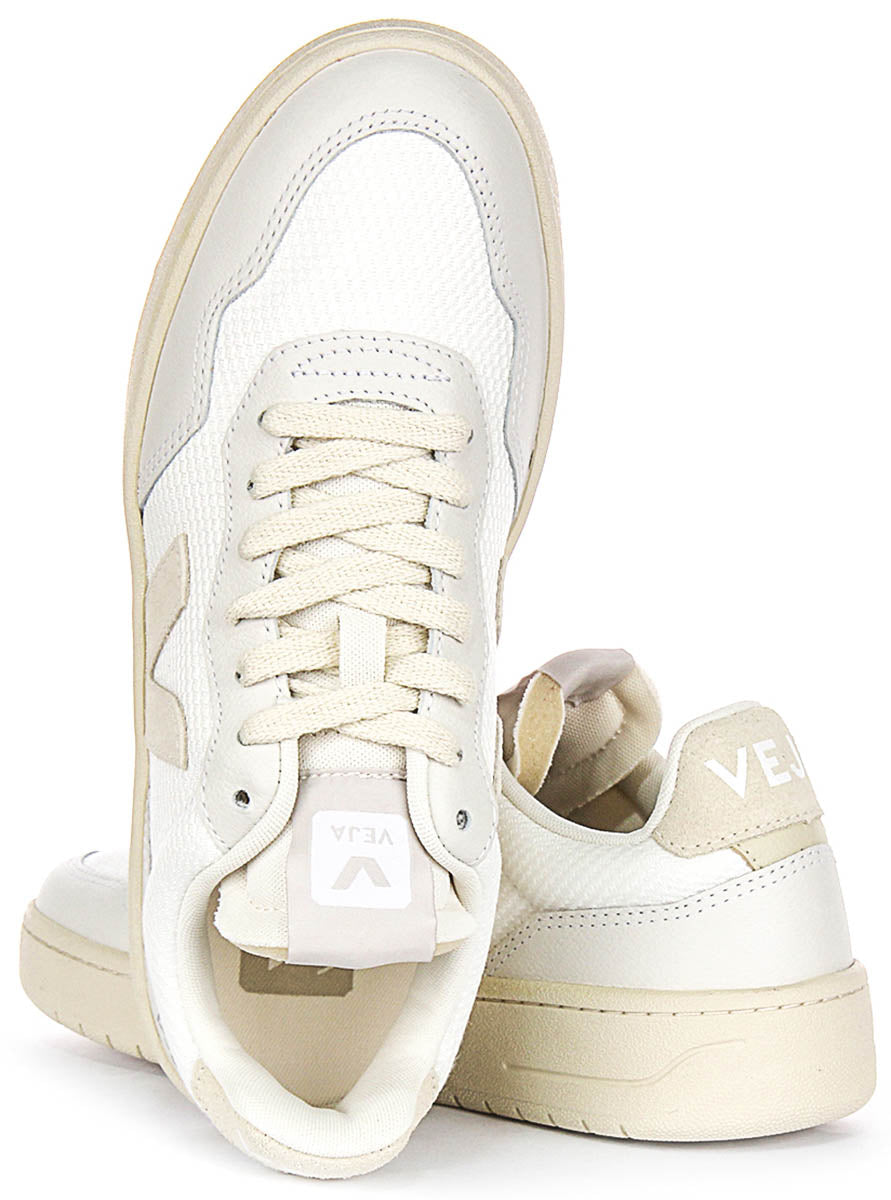 Veja V 90 B mesh In White For Men