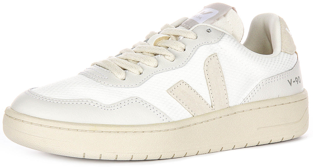 Veja V 90 B mesh In White For Men