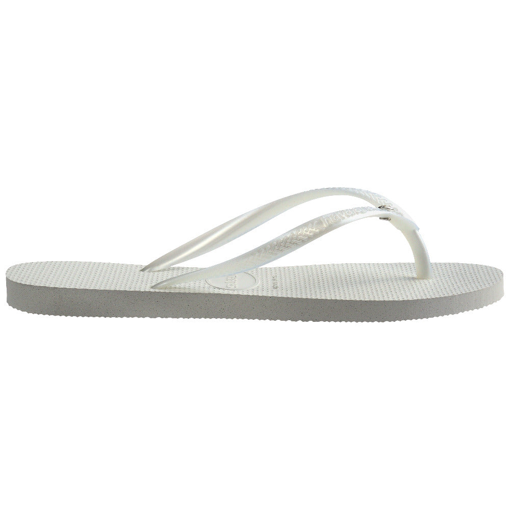 Havaianas Slim Crystal Sw In White For Unisex