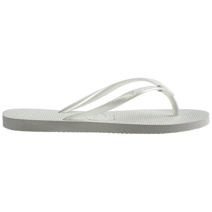Havaianas Slim Crystal Sw In White For Unisex