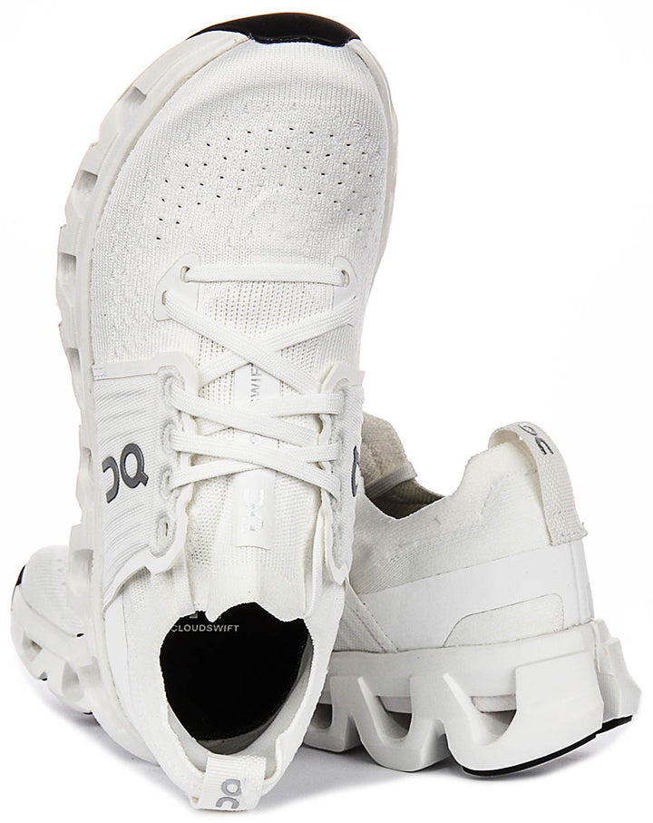 On Running Cloudswift 4 In White For Women