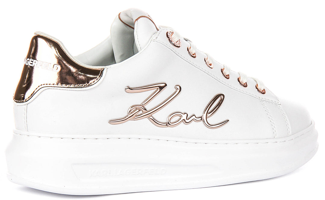 Karl Lagerfeld Kapri Signature Logo In White For Women