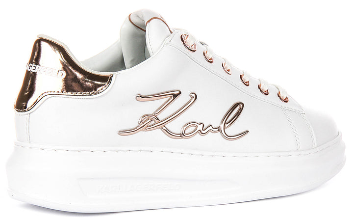 Karl Lagerfeld Kapri Signature Logo In White For Women