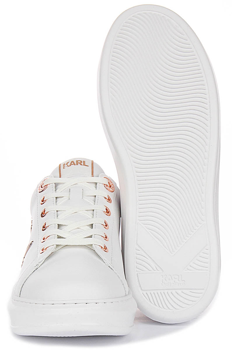 Karl Lagerfeld Kapri Signature Logo In White For Women