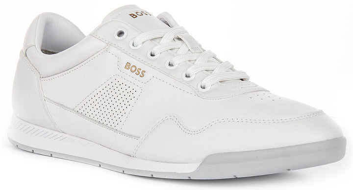 Boss Nitan Low Profile In White For Men