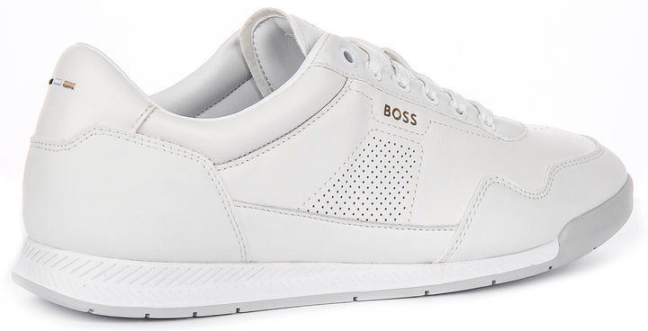 Boss Nitan Low Profile In White For Men