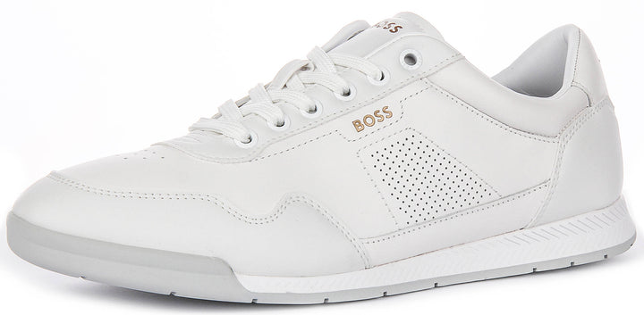 Boss Nitan Low Profile In White For Men